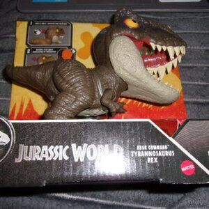Jurassic World Roaring T-Rex Dinosaur Toy - Brown new